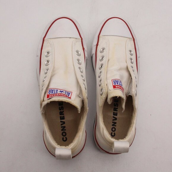 Converse Chuck Taylor All Star Women's Size 6.5 White Low Top Sneaker 563457F - Picture 9 of 12